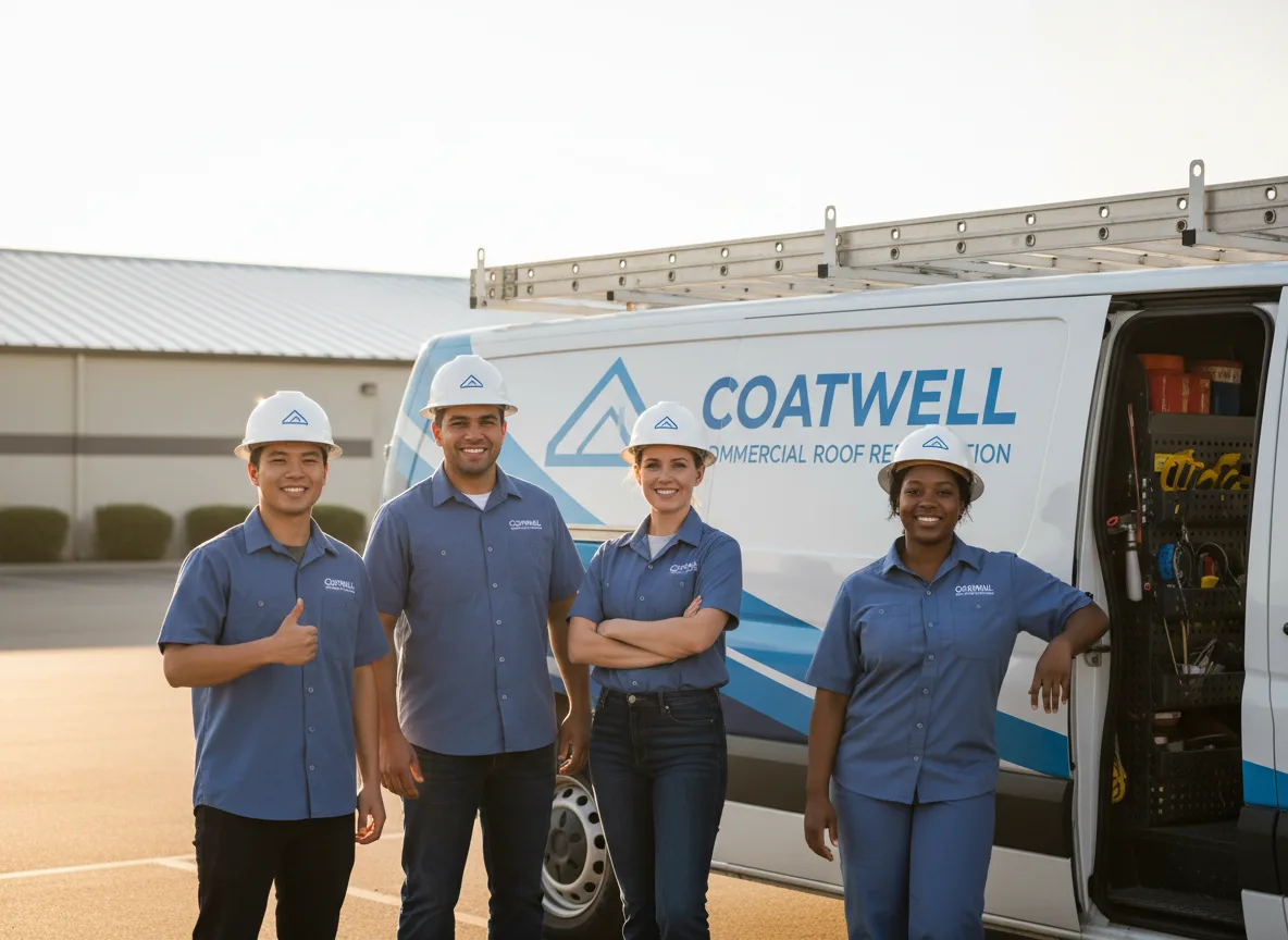 Commercial roof coating company in Sandoval, IL